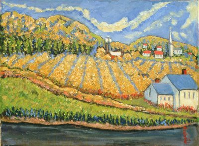 Harvest, St. Germain, Quebec by Patricia Contemporary Artist Eyre